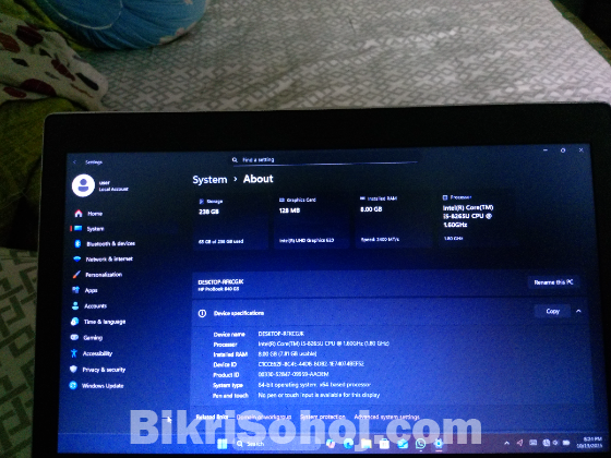 HP ProBook 640 G4 – i5 8th Gen, 8 GB RAM, 256 GB SSD